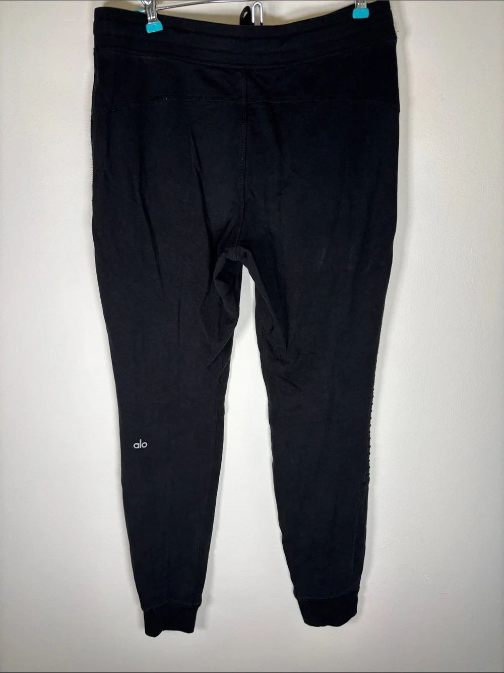 ALO Yoga Urban Moto Sweatpants Women's Medium Black Joggers